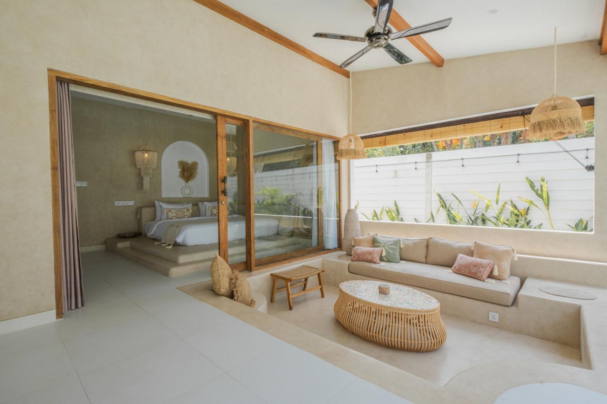 Gili Boho Villas - Aesthetic Private Pool Villas Гили Траванган Экстерьер фото